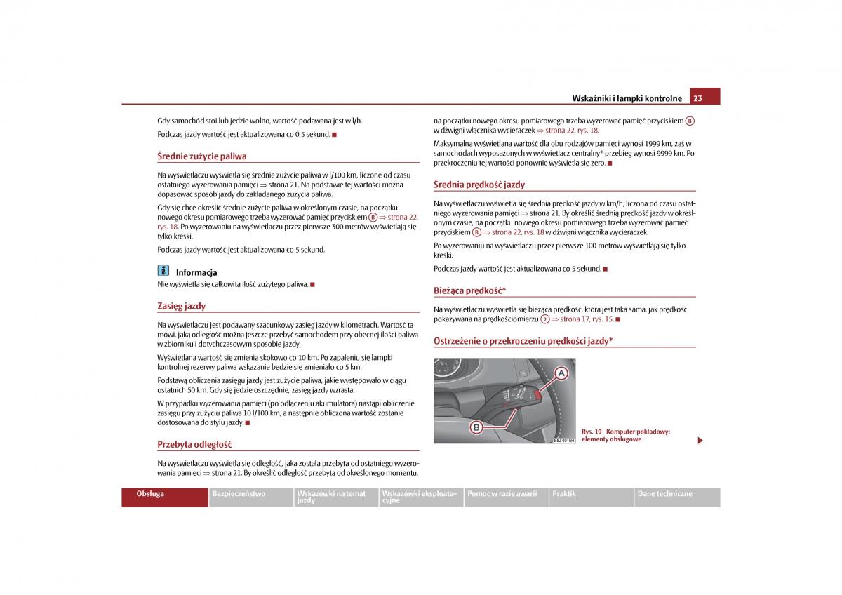 Skoda Roomster instrukcja obslugi / page 25