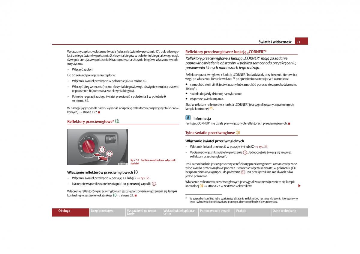 Skoda Roomster instrukcja obslugi / page 53