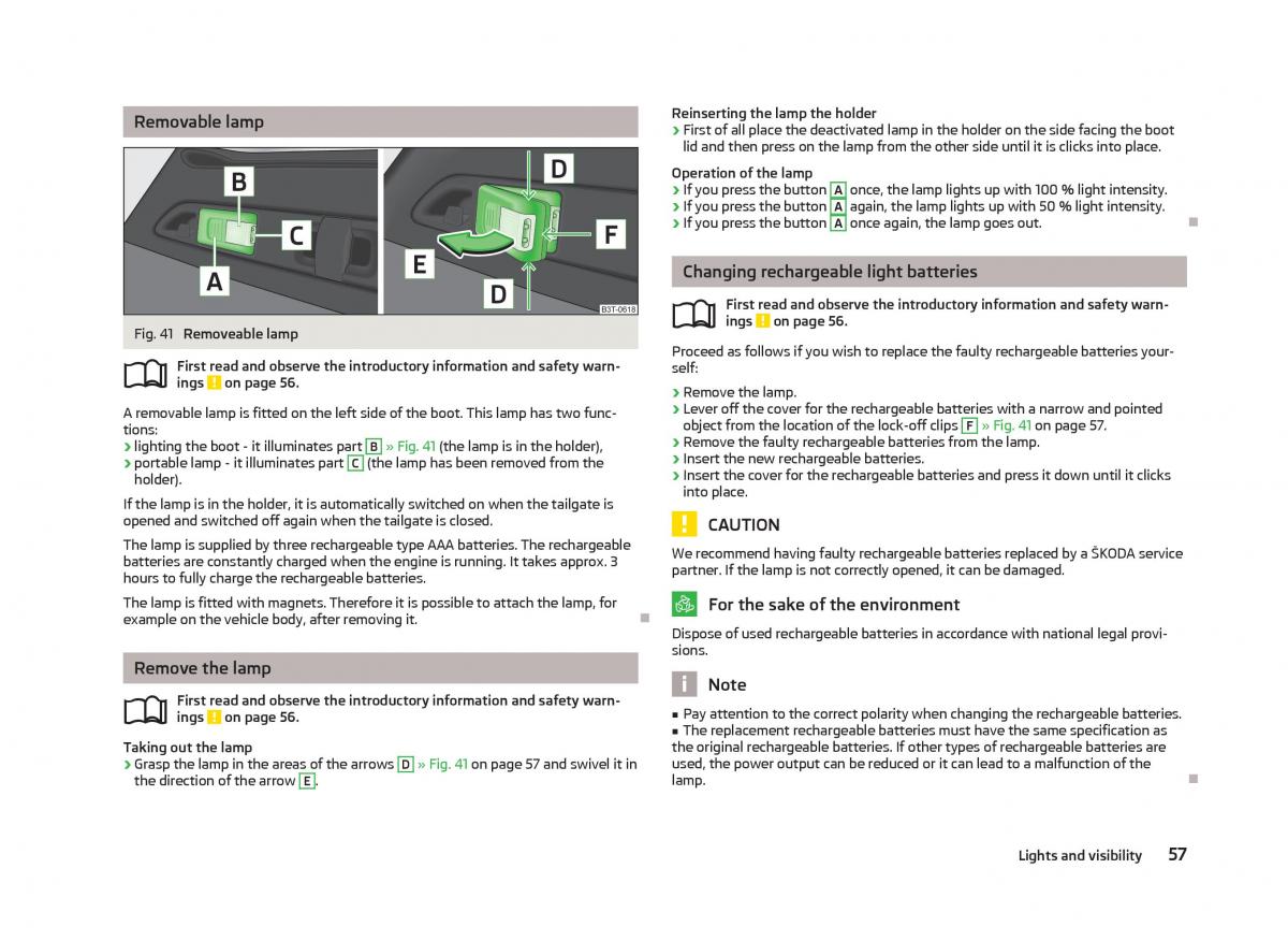 Skoda Superb II 2 owners manual / page 59