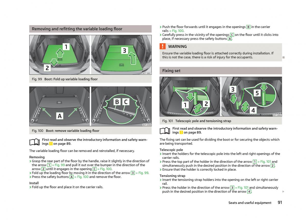 Skoda Superb II 2 owners manual / page 93