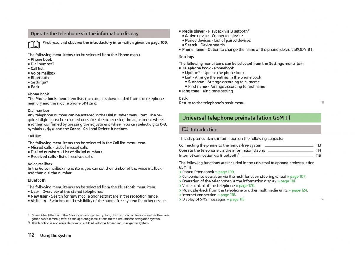 Skoda Superb II 2 owners manual / page 114