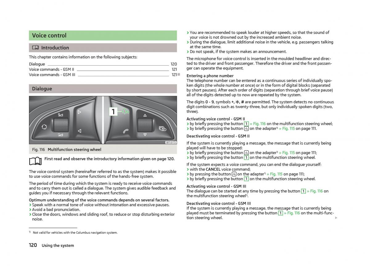 Skoda Superb II 2 owners manual / page 122