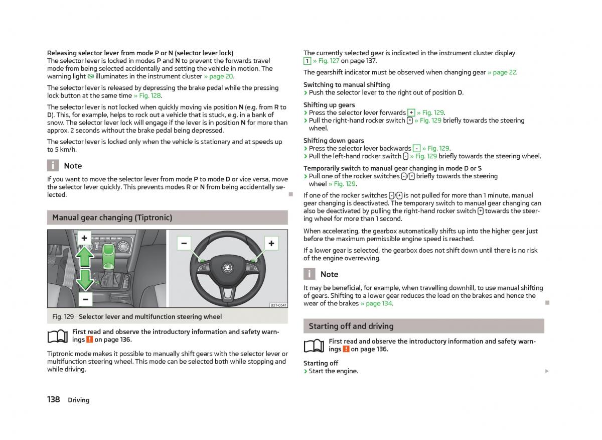 Skoda Superb II 2 owners manual / page 140