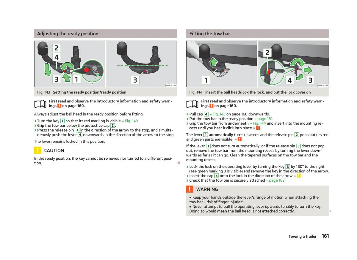 Skoda Superb II 2 owners manual / page 163