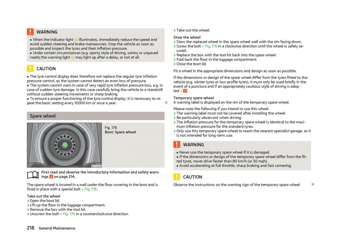 Skoda Superb II 2 owners manual / page 220