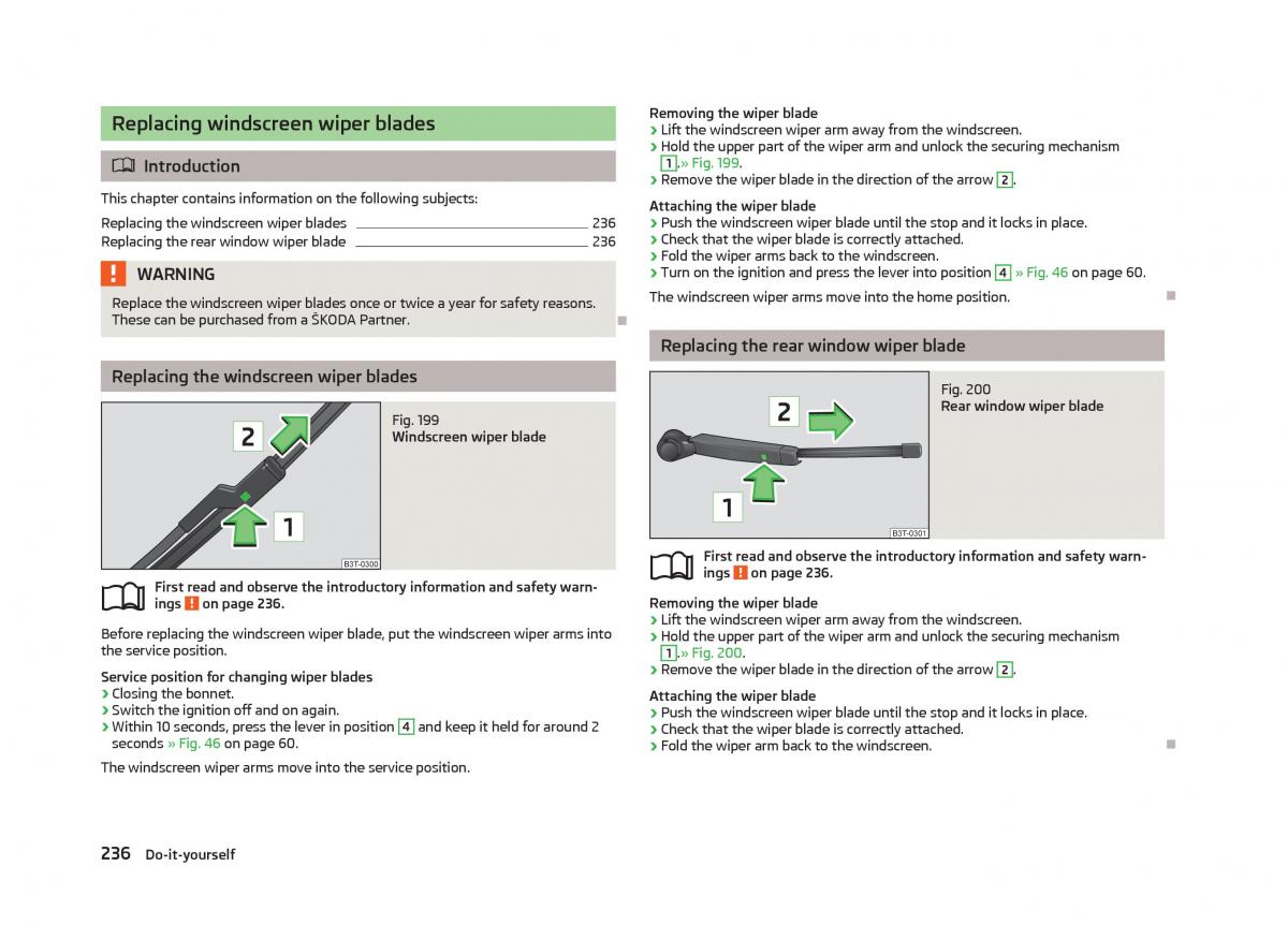 Skoda Superb II 2 owners manual / page 238