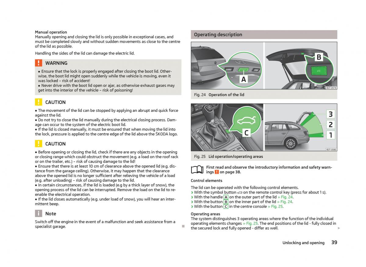 Skoda Superb II 2 owners manual / page 41