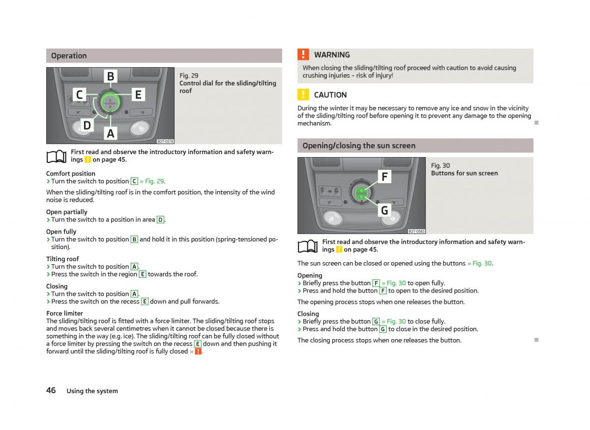 Skoda Superb II 2 owners manual / page 48