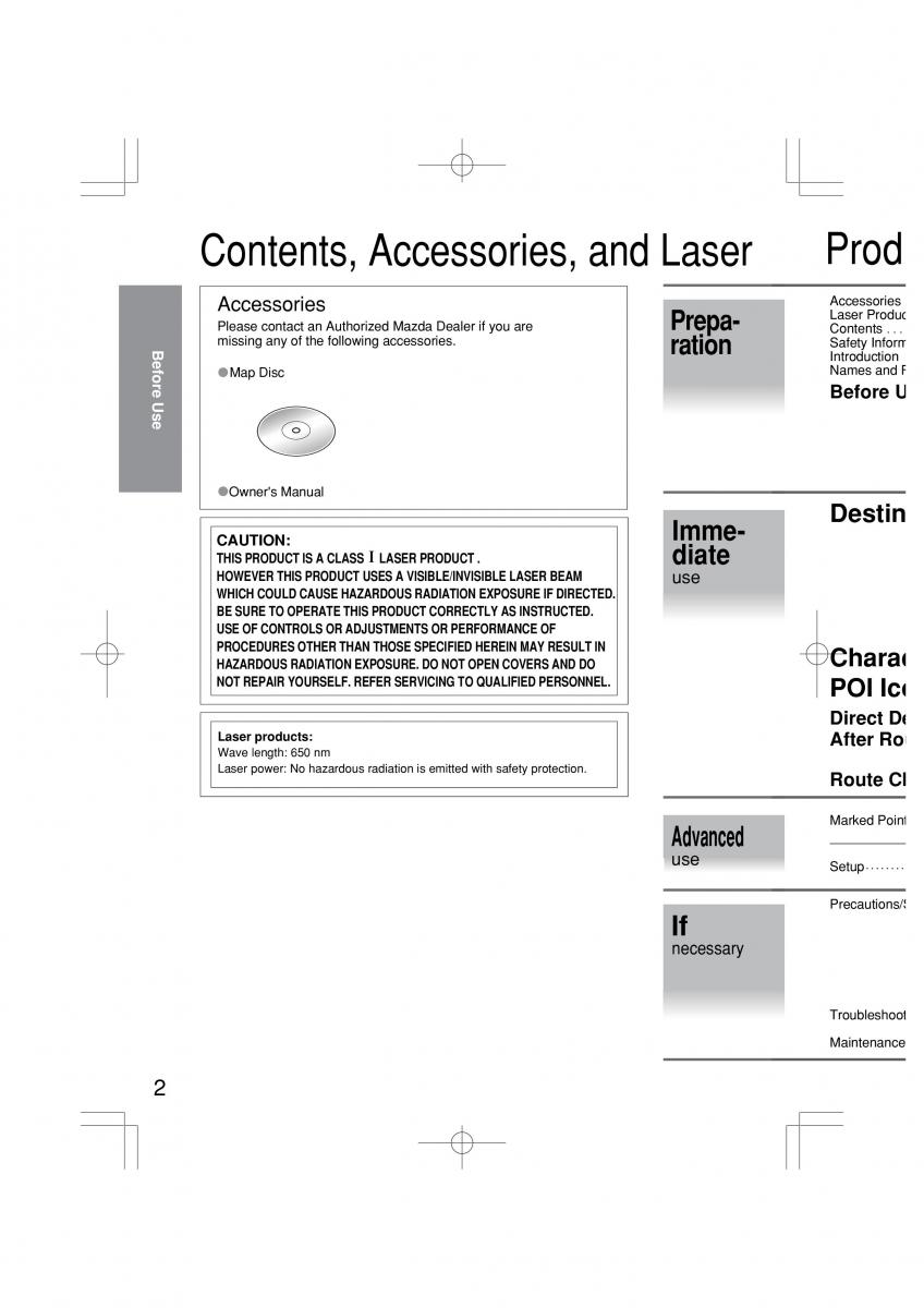 Mazda RX 8 owners manual / page 324