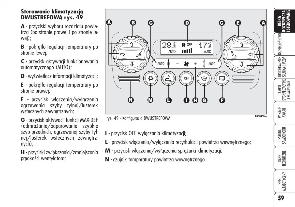 Alfa Romeo 159 instrukcja obslugi / page 61