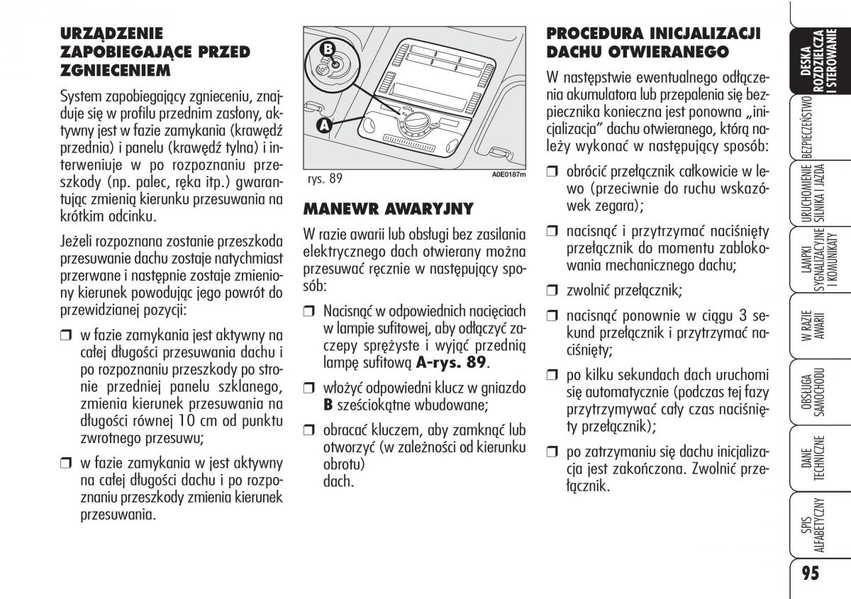 Alfa Romeo 159 instrukcja obslugi / page 97