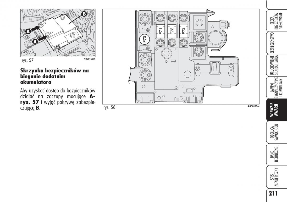 Alfa Romeo 159 instrukcja obslugi / page 213