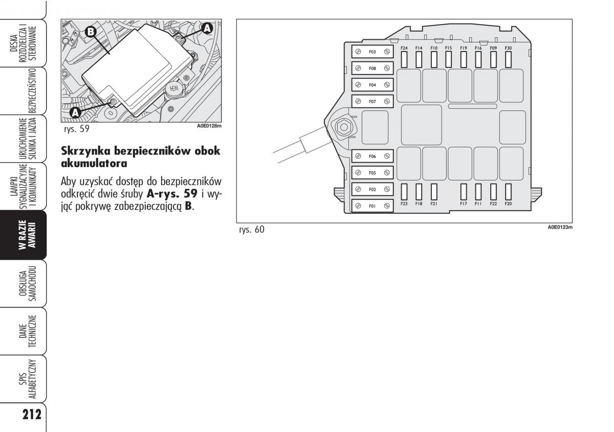 Alfa Romeo 159 instrukcja obslugi / page 214