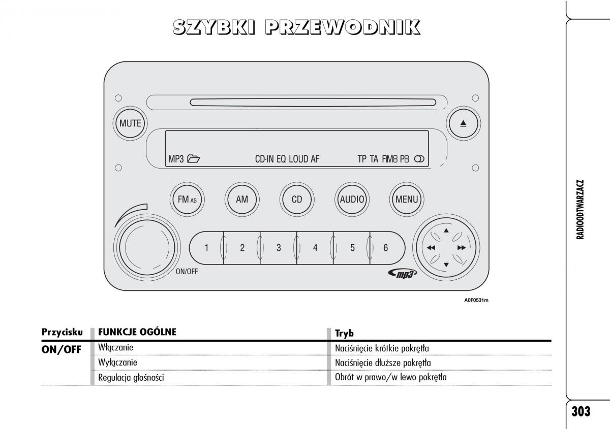 Alfa Romeo 159 instrukcja obslugi / page 305