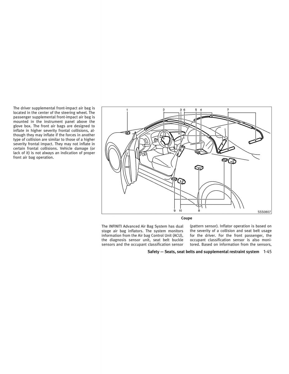 Infiniti G V37 Coupe owners manual / page 63