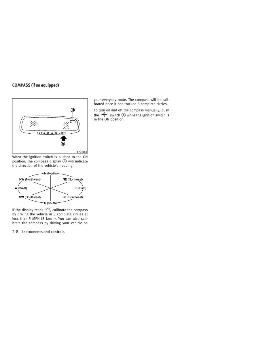 Infiniti G V37 Coupe owners manual / page 82