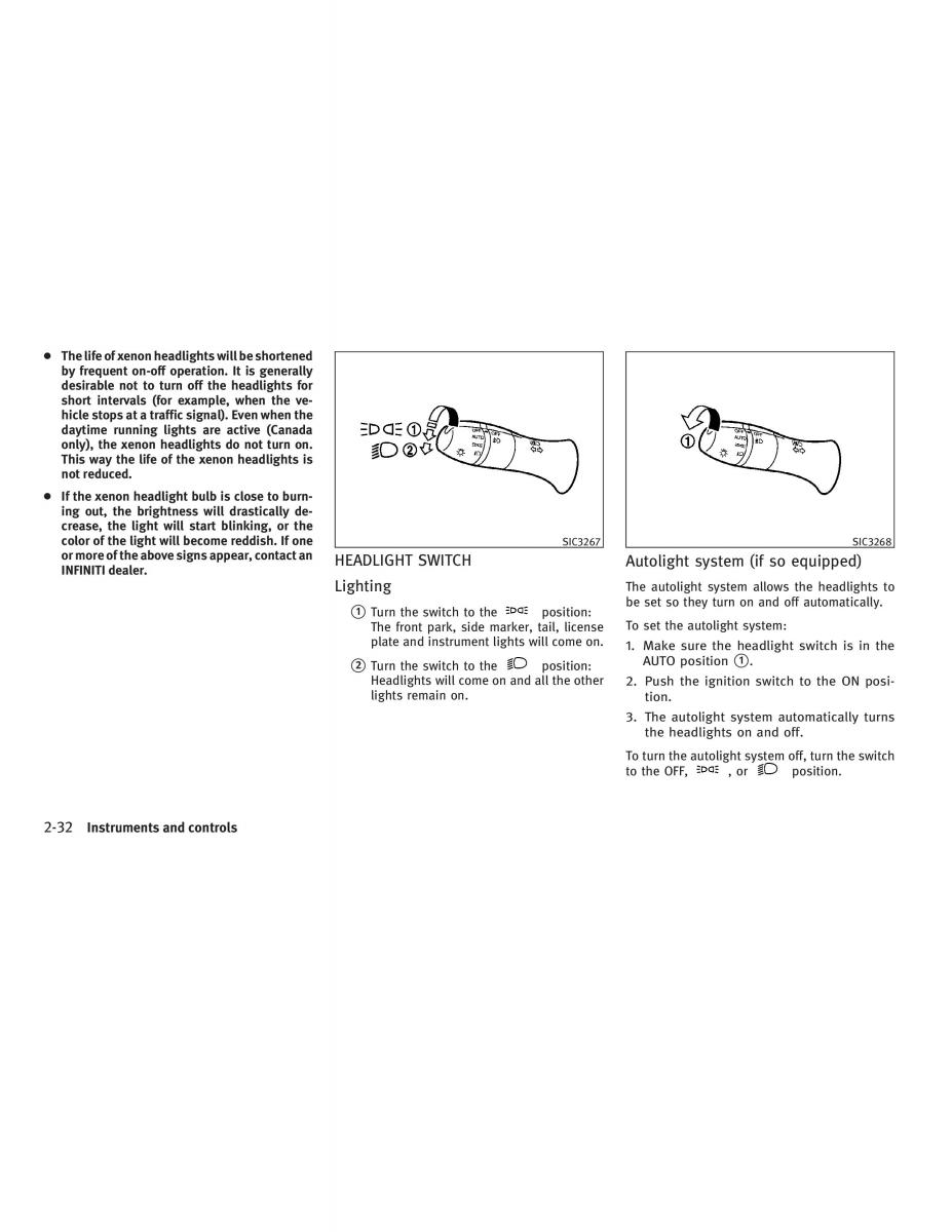 Infiniti G V37 Coupe owners manual / page 106