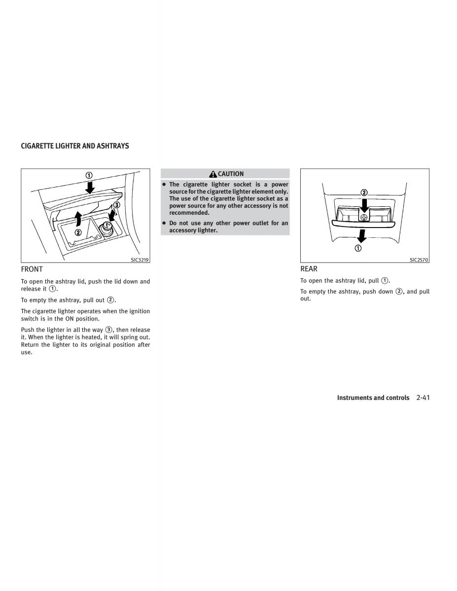 Infiniti G V37 Coupe owners manual / page 115