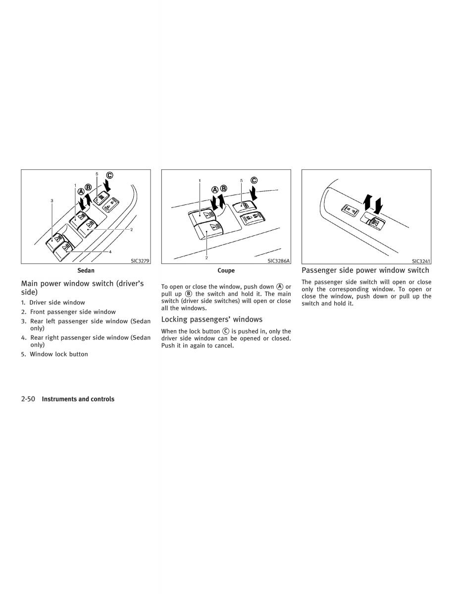 Infiniti G V37 Coupe owners manual / page 124