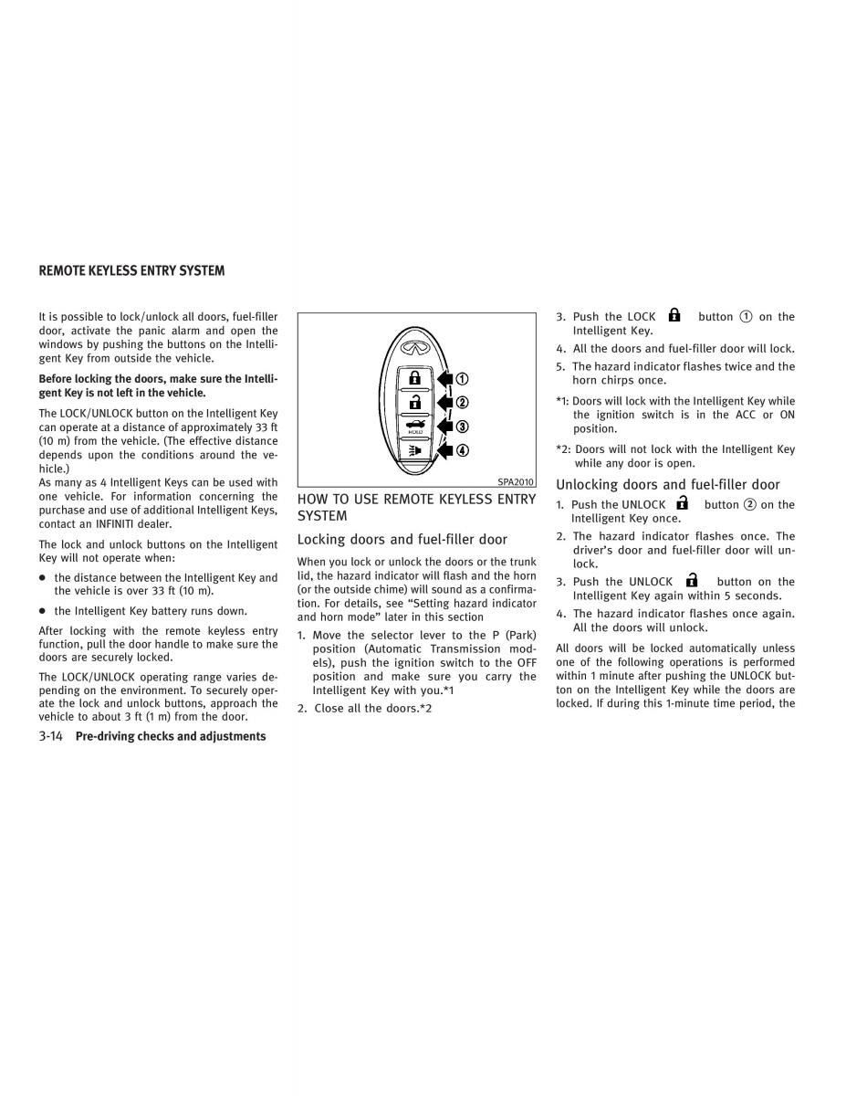 Infiniti G V37 Coupe owners manual / page 148