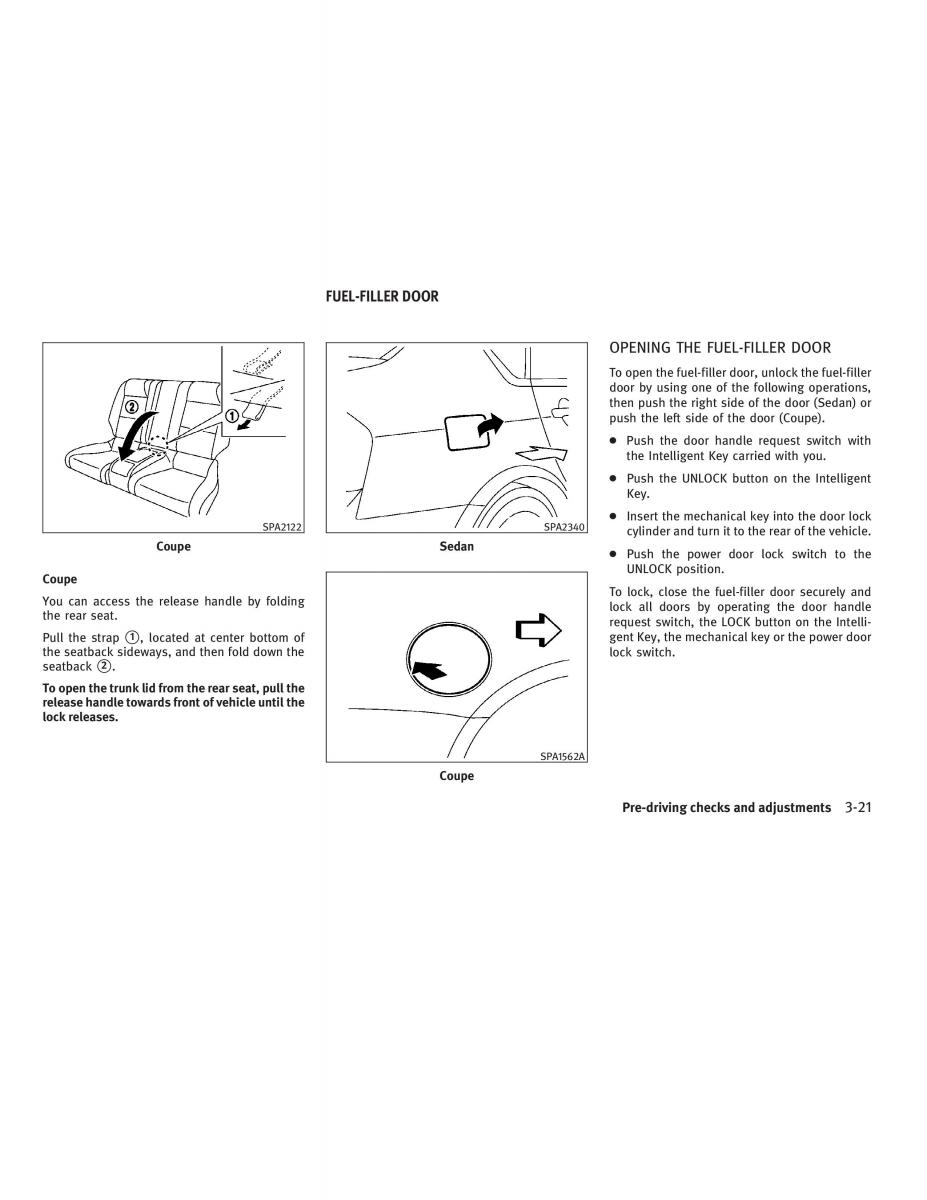 Infiniti G V37 Coupe owners manual / page 155