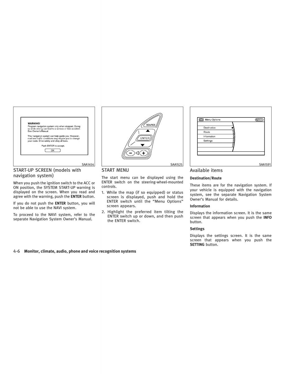 Infiniti G V37 Coupe owners manual / page 174