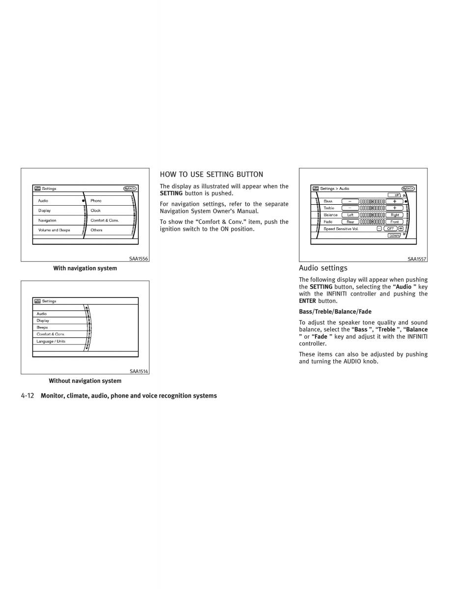 Infiniti G V37 Coupe owners manual / page 180