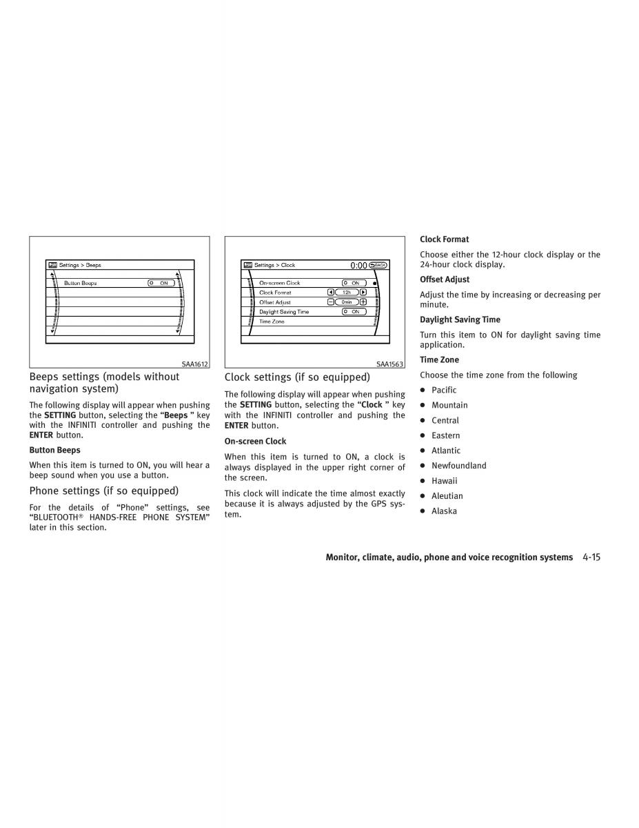 Infiniti G V37 Coupe owners manual / page 183