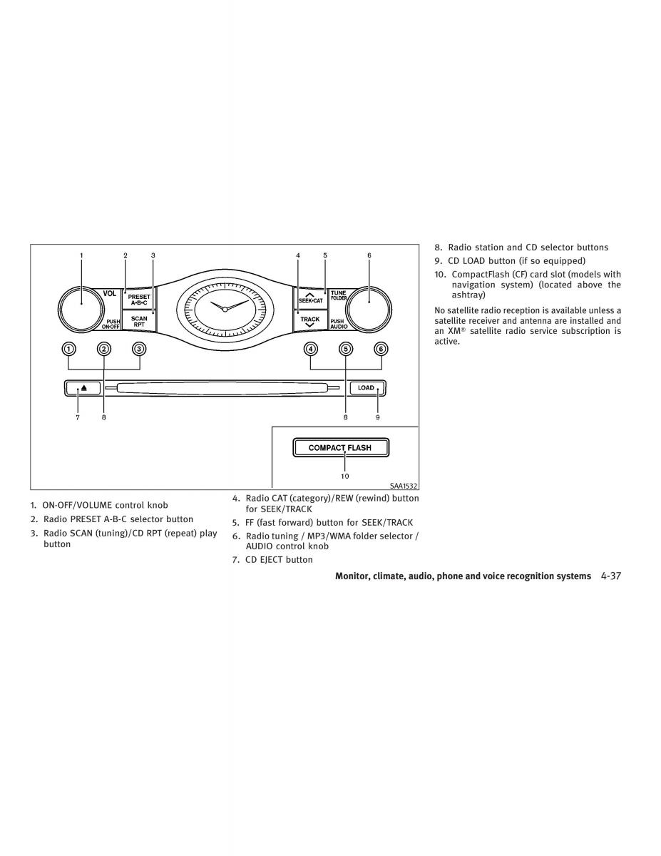 Infiniti G V37 Coupe owners manual / page 205