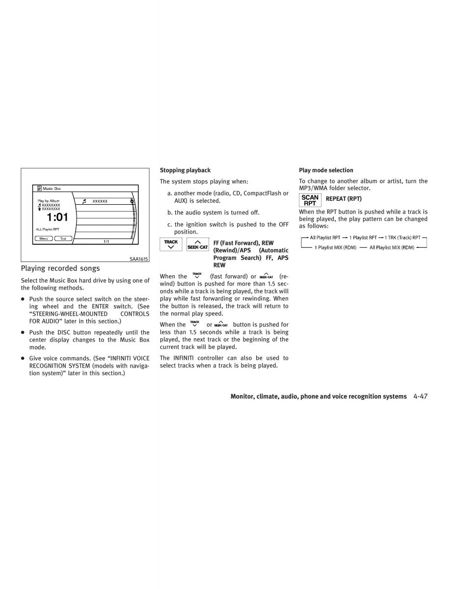 Infiniti G V37 Coupe owners manual / page 215