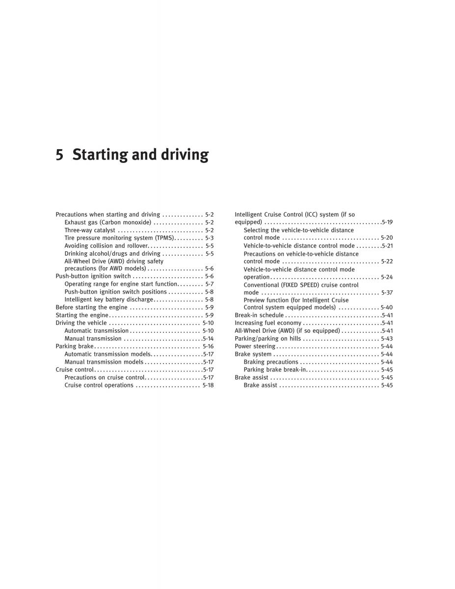 Infiniti G V37 Coupe owners manual / page 260