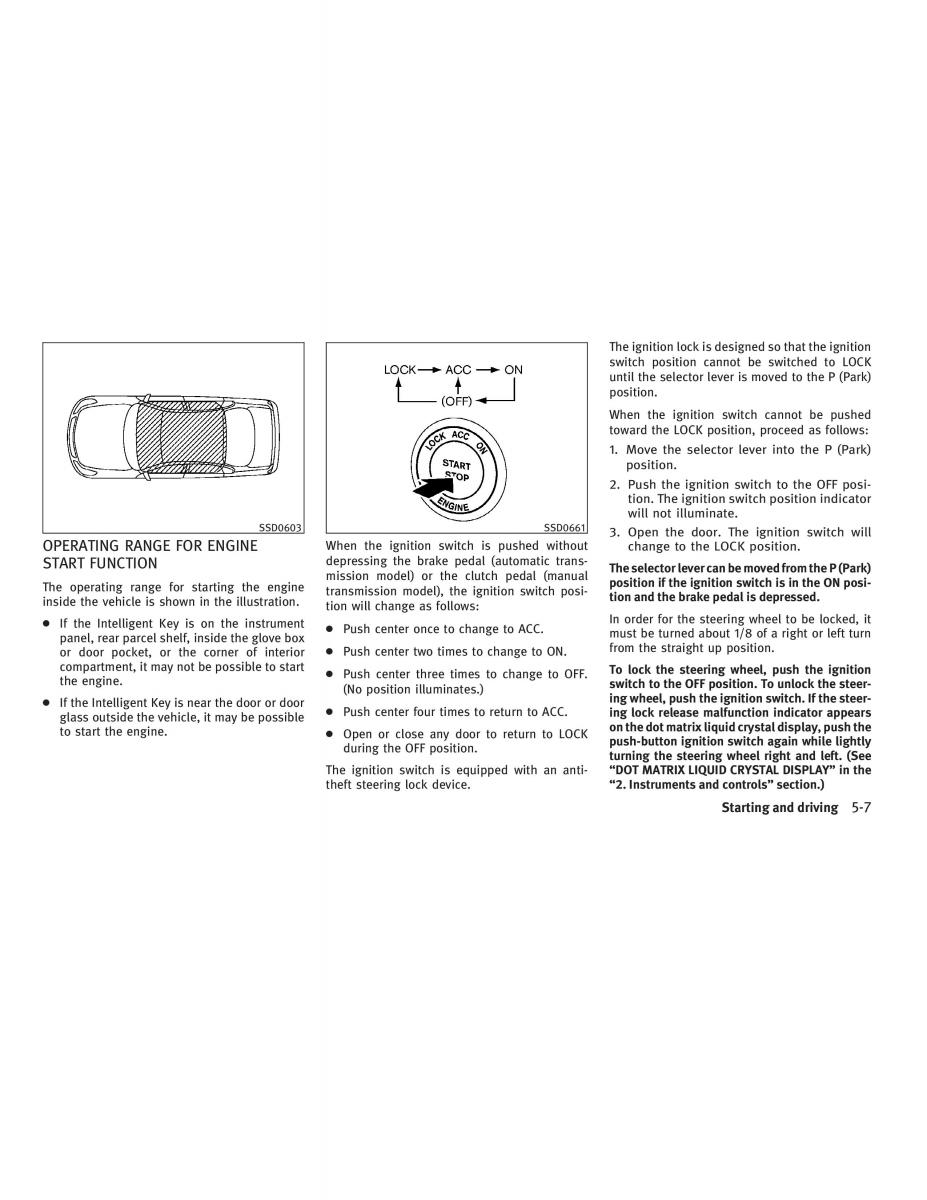 Infiniti G V37 Coupe owners manual / page 267