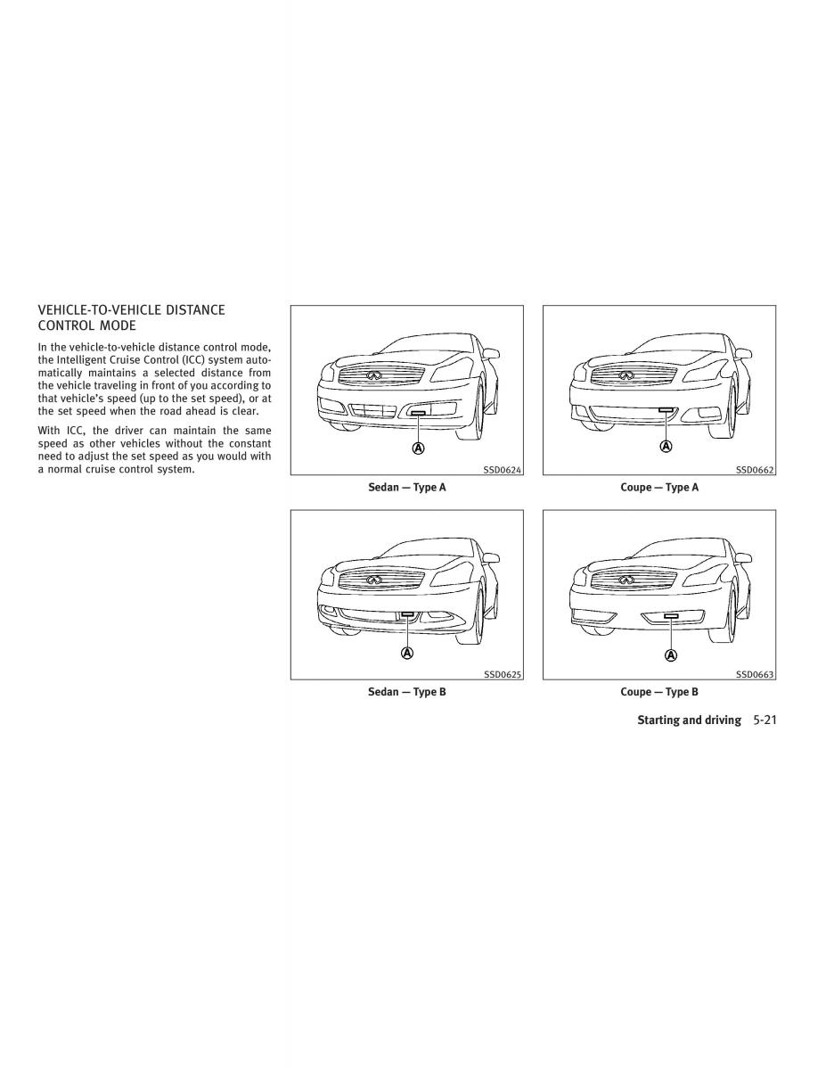 Infiniti G V37 Coupe owners manual / page 281