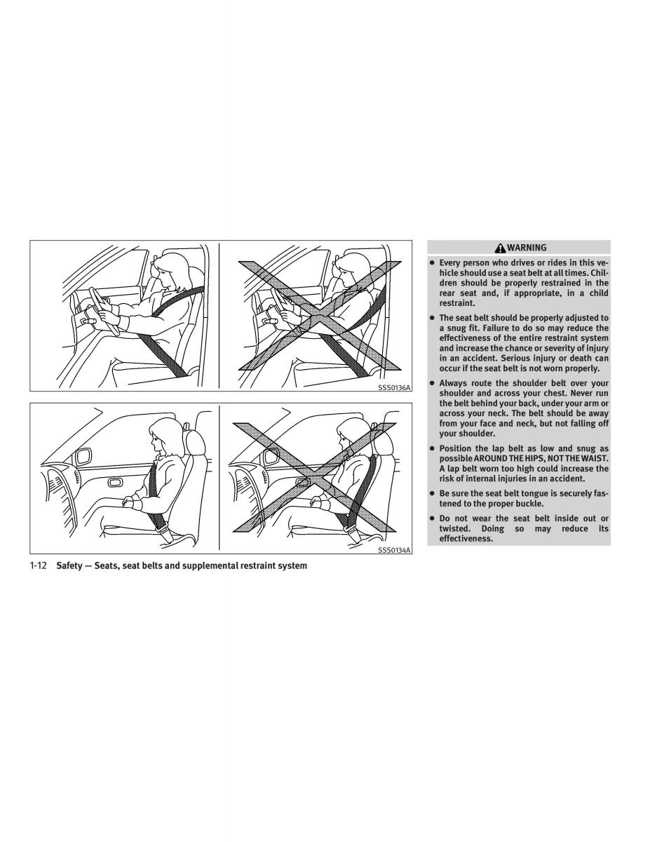 Infiniti G V37 Coupe owners manual / page 30