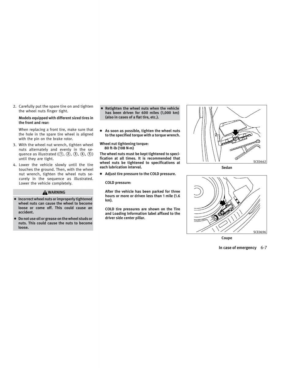 Infiniti G V37 Coupe owners manual / page 321