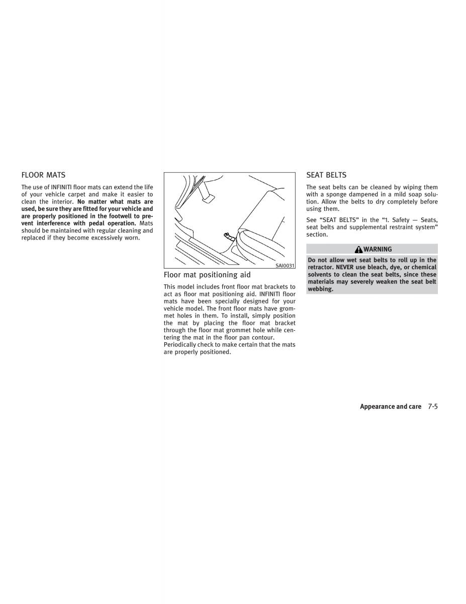 Infiniti G V37 Coupe owners manual / page 335