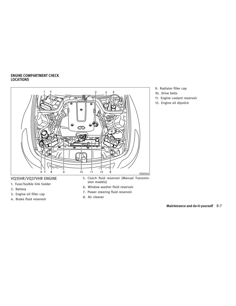 Infiniti G V37 Coupe owners manual / page 345