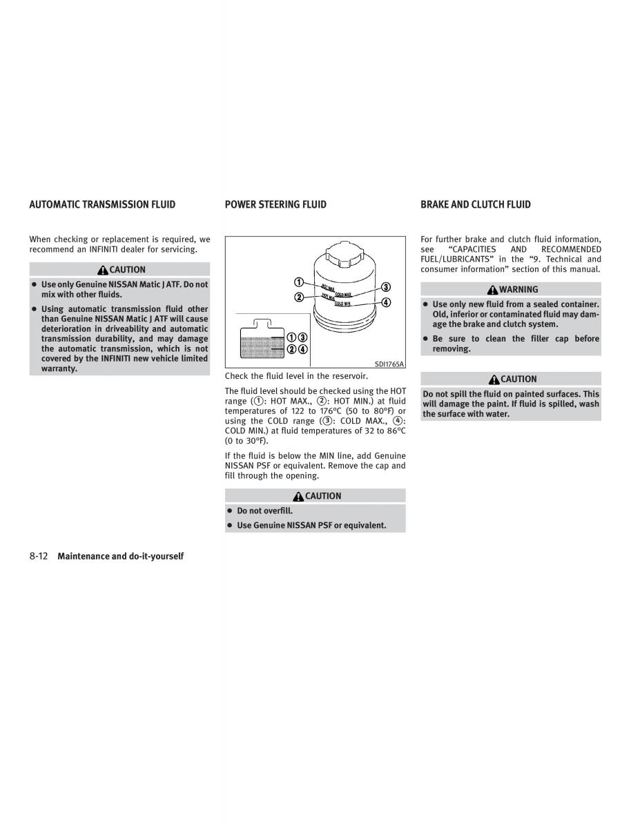 Infiniti G V37 Coupe owners manual / page 350