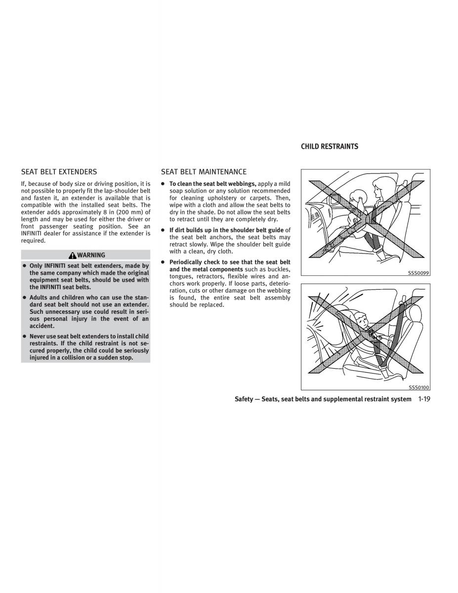 Infiniti G V37 Coupe owners manual / page 37