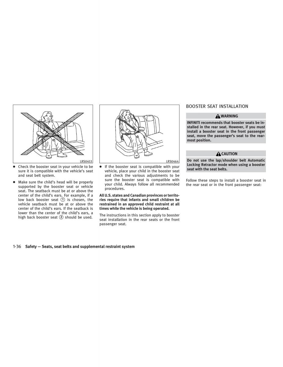 Infiniti G V37 Coupe owners manual / page 54