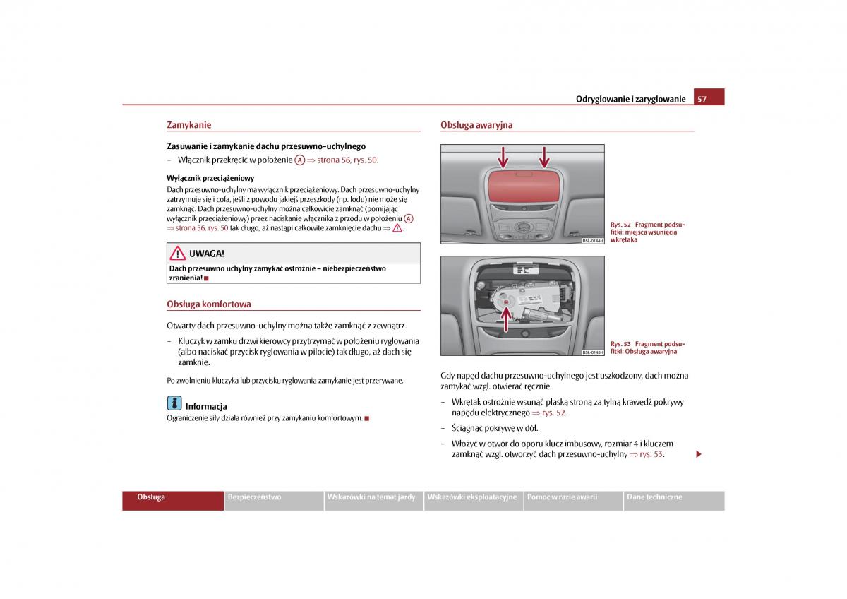 Skoda Yeti instrukcja obslugi / page 59