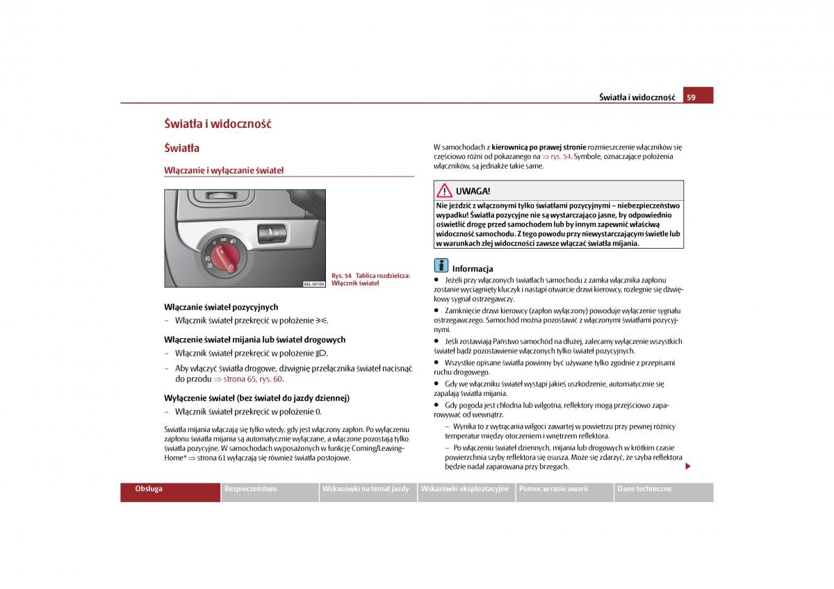 Skoda Yeti instrukcja obslugi / page 61