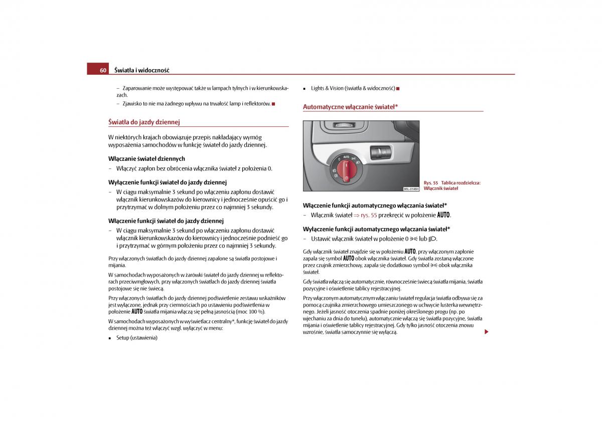 Skoda Yeti instrukcja obslugi / page 62