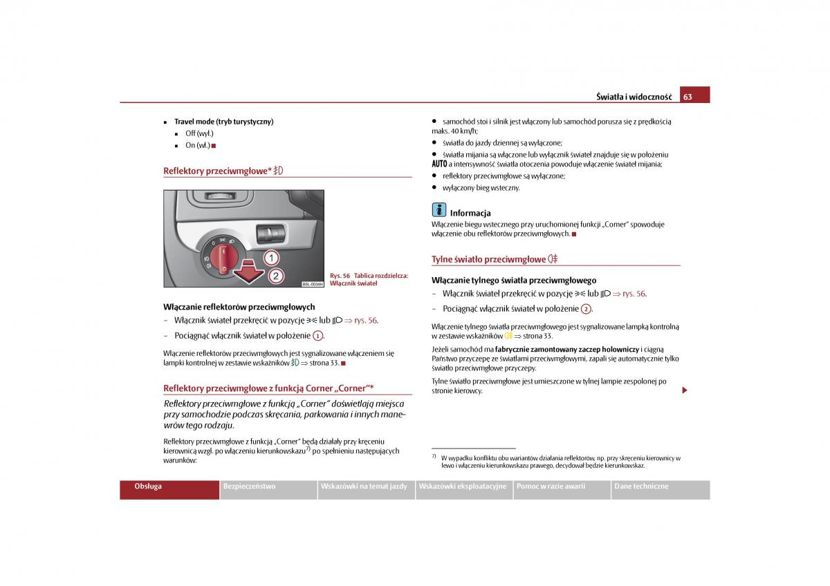 Skoda Yeti instrukcja obslugi / page 65