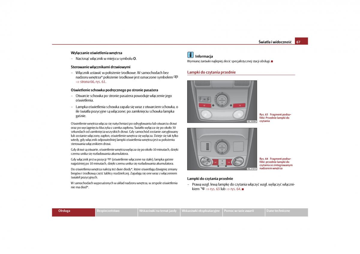 Skoda Yeti instrukcja obslugi / page 69