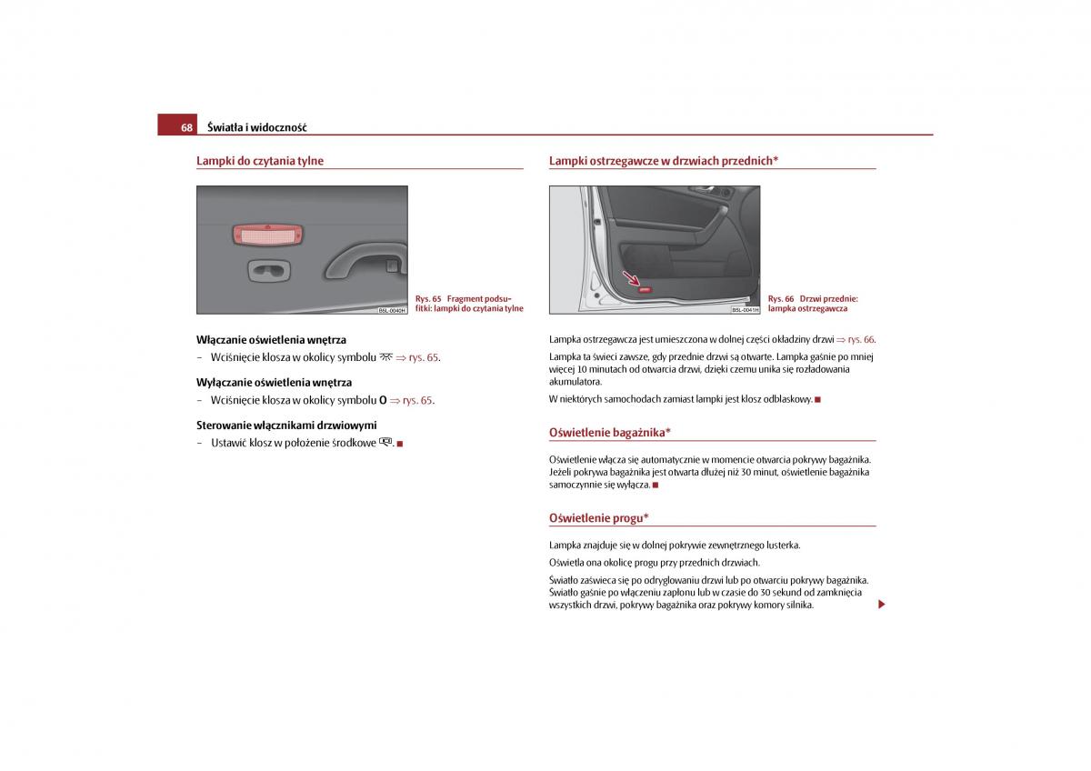 Skoda Yeti instrukcja obslugi / page 70