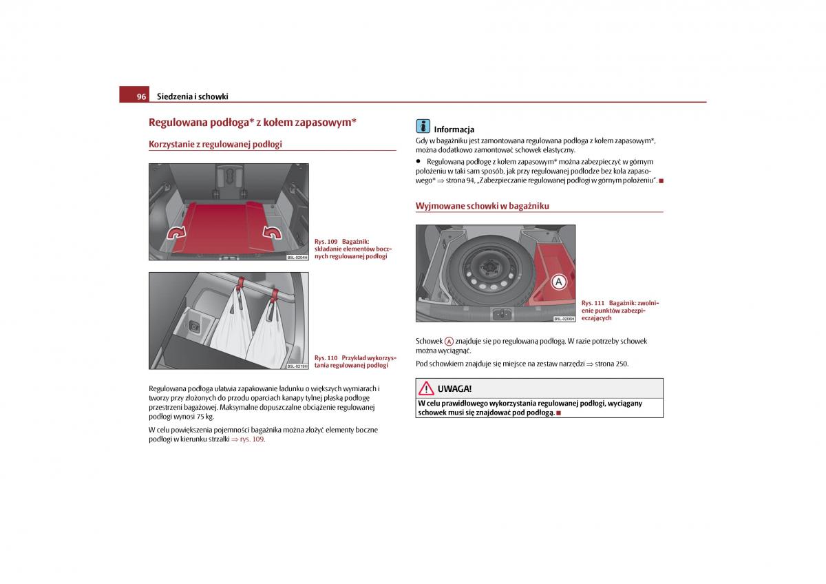 Skoda Yeti instrukcja obslugi / page 98