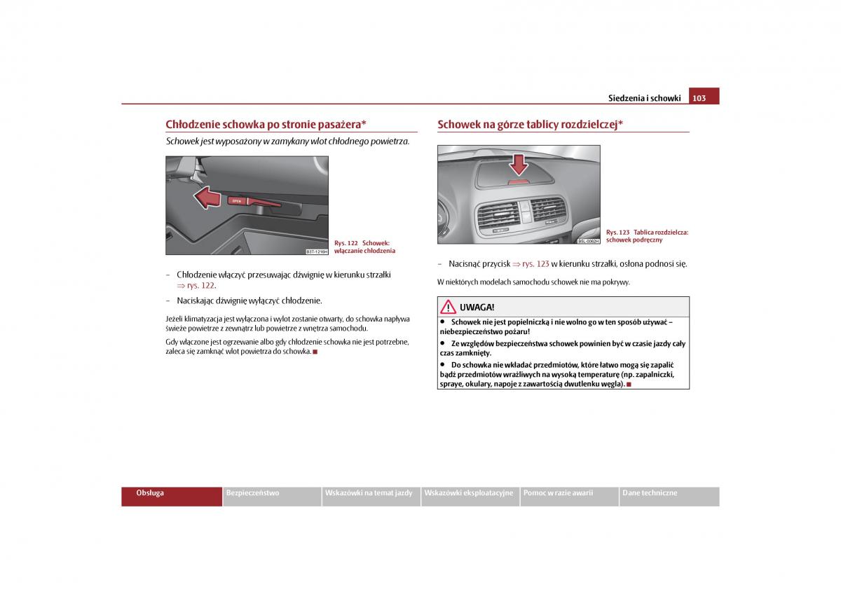 Skoda Yeti instrukcja obslugi / page 105