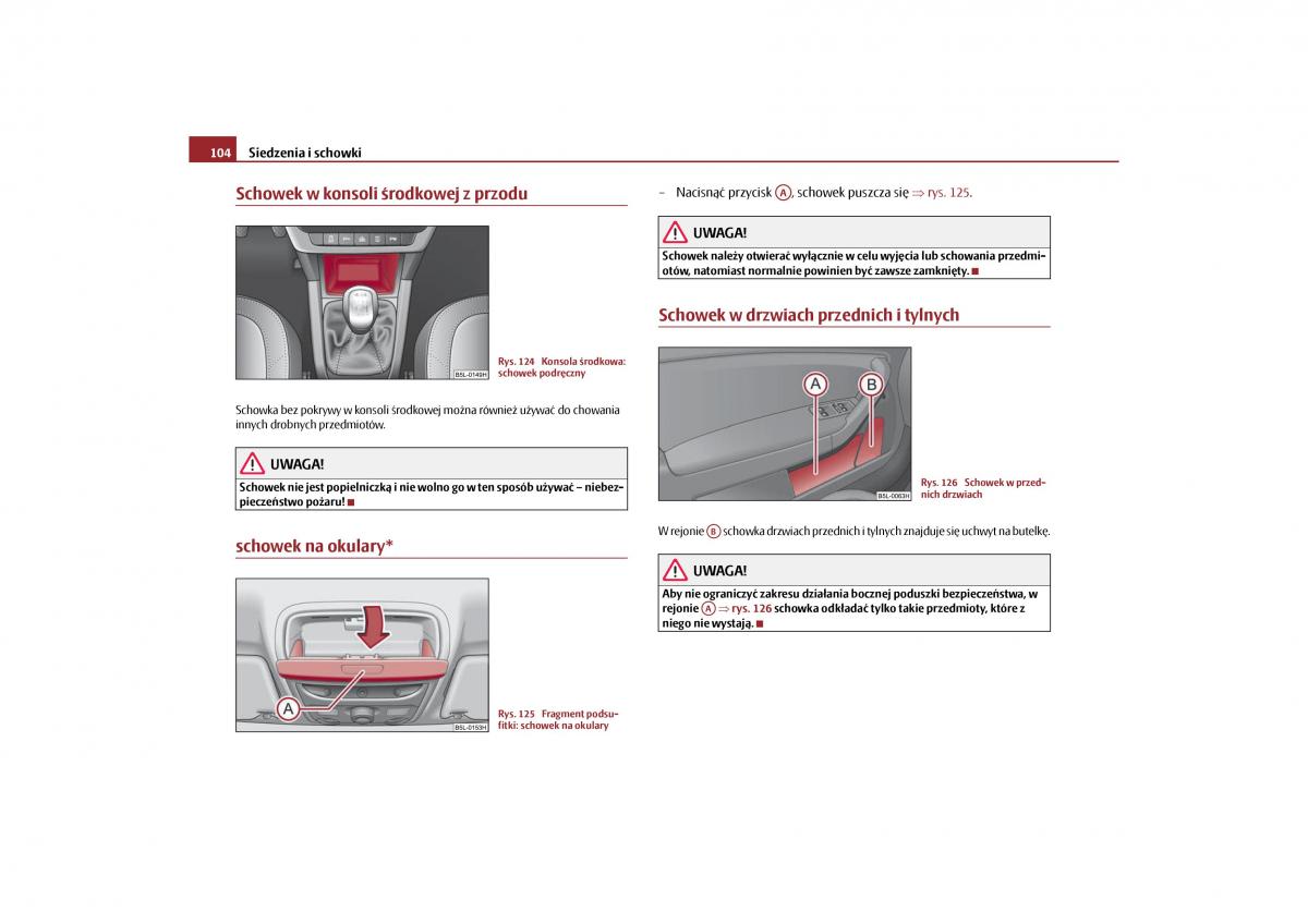 Skoda Yeti instrukcja obslugi / page 106