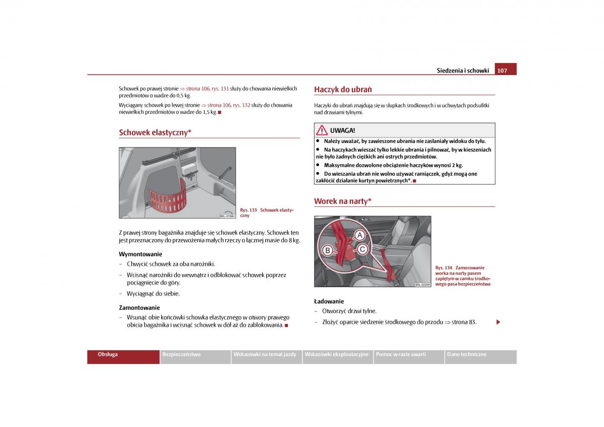 Skoda Yeti instrukcja obslugi / page 109